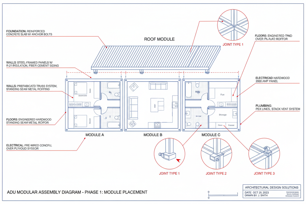 ADU module assembly diagram