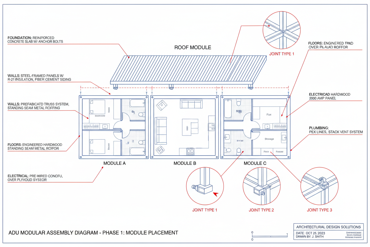ADU module assembly diagram