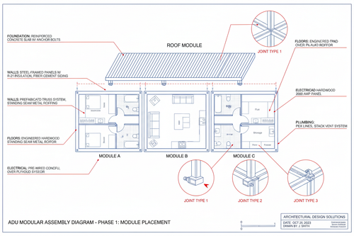 ADU module assembly diagram